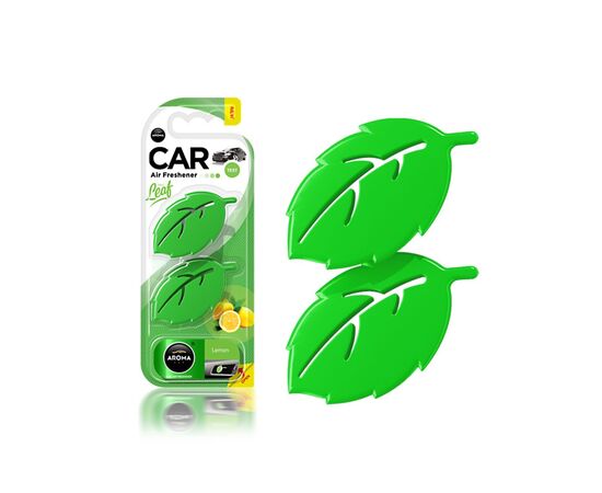 Ароматизатор для автомобіля Aroma Car Leaf 3D Mini - Lemon (831341)