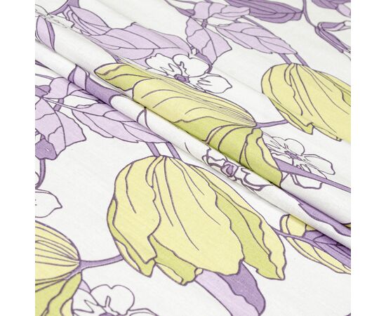 Постельное белье Home Line Весенний Вечер сиренево-зеленый бязь полуторный (174438), изображение 2