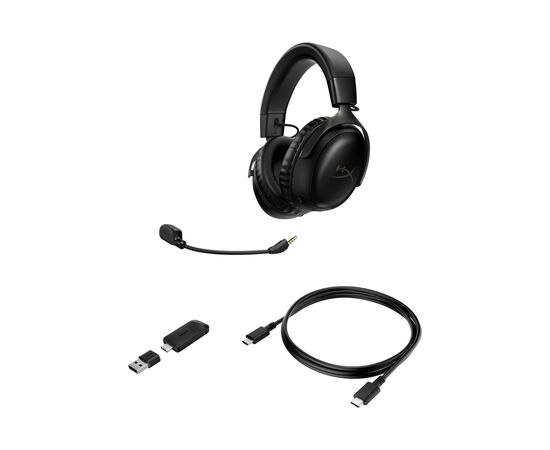Наушники HyperX Cloud III Wireless Black (77Z45AA), изображение 7 Наушники HyperX Cloud III Wireless Black (77Z45AA), изображение 7