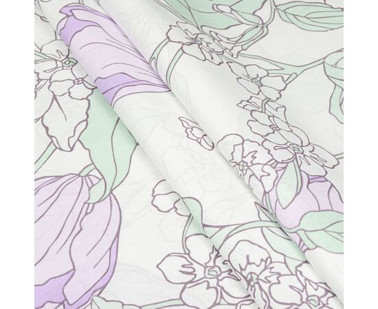 Постельное белье Home Line Весенний Вечер лилово-ментоловый бязь полуторный (173836), изображение 2 Постельное белье Home Line Весенний Вечер лилово-ментоловый бязь полуторный (173836), изображение 2