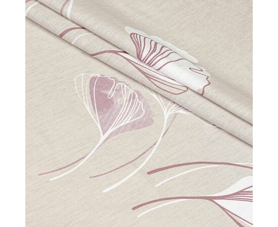 Постільна білизна Home Line Гінко Білоба бежево-ліловий бязь полуторний (174458), зображення 2 Постільна білизна Home Line Гінко Білоба бежево-ліловий бязь полуторний (174458), зображення 2