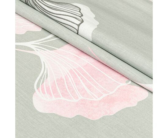 Постельное белье Home Line Гинко Белоба серо-персиковый бязь полуторный (173304), изображение 2 Постельное белье Home Line Гинко Белоба серо-персиковый бязь полуторный (173304), изображение 2