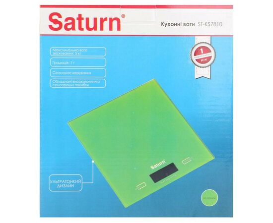 Весы кухонные Saturn ST-KS7810 green, изображение 4 Весы кухонные Saturn ST-KS7810 green, изображение 4