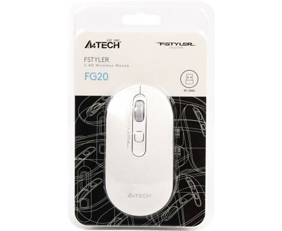 Мишка A4Tech FG20 White, зображення 6 Мишка A4Tech FG20 White, зображення 6