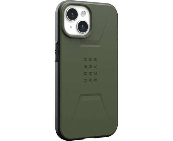 Чехол для мобильного телефона UAG Apple iPhone 15 Plus Civilian Magsafe, Olive Drab (114306117272), изображение 2
