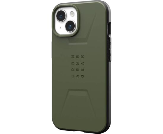 Чехол для мобильного телефона UAG Apple iPhone 15 Plus Civilian Magsafe, Olive Drab (114306117272), изображение 4