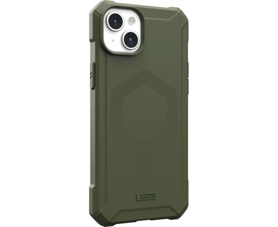 Чохол до мобільного телефона UAG Apple iPhone 15 Plus Essential Armor Magsafe, Olive Drab (114307117272), зображення 3 Чохол до мобільного телефона UAG Apple iPhone 15 Plus Essential Armor Magsafe, Olive Drab (114307117272), зображення 3