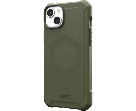 Чохол до мобільного телефона UAG Apple iPhone 15 Plus Essential Armor Magsafe, Olive Drab (114307117272), зображення 4 Чохол до мобільного телефона UAG Apple iPhone 15 Plus Essential Armor Magsafe, Olive Drab (114307117272), зображення 4