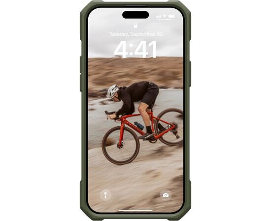 Чохол до мобільного телефона UAG Apple iPhone 15 Plus Essential Armor Magsafe, Olive Drab (114307117272), зображення 5 Чохол до мобільного телефона UAG Apple iPhone 15 Plus Essential Armor Magsafe, Olive Drab (114307117272), зображення 5