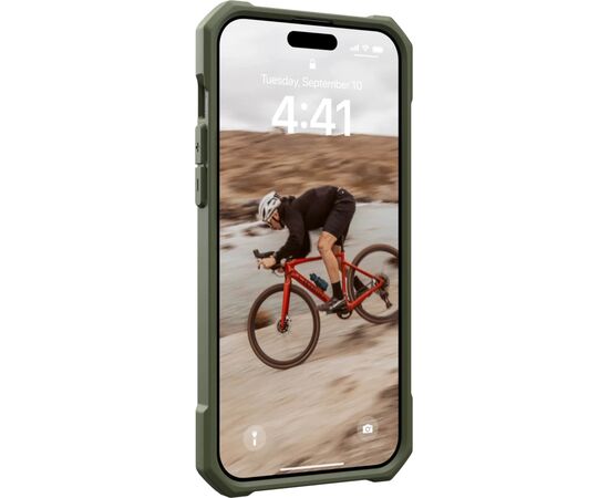 Чохол до мобільного телефона UAG Apple iPhone 15 Plus Essential Armor Magsafe, Olive Drab (114307117272), зображення 6 Чохол до мобільного телефона UAG Apple iPhone 15 Plus Essential Armor Magsafe, Olive Drab (114307117272), зображення 6