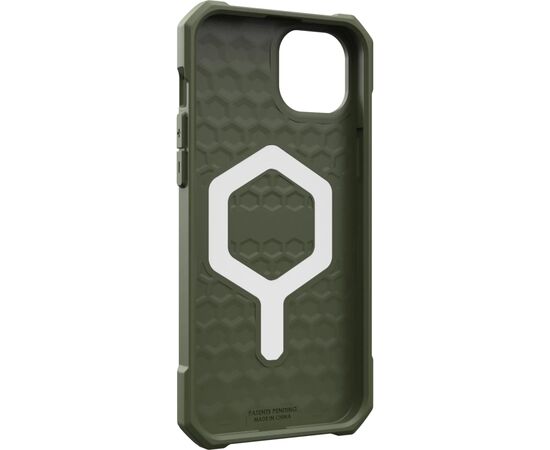 Чохол до мобільного телефона UAG Apple iPhone 15 Plus Essential Armor Magsafe, Olive Drab (114307117272), зображення 9 Чохол до мобільного телефона UAG Apple iPhone 15 Plus Essential Armor Magsafe, Olive Drab (114307117272), зображення 9