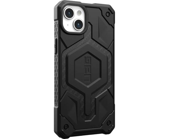 Чехол для мобильного телефона UAG Apple iPhone 15 Plus Monarch Pro Magsafe, Carbon Fiber (114220114242), изображение 2 Чехол для мобильного телефона UAG Apple iPhone 15 Plus Monarch Pro Magsafe, Carbon Fiber (114220114242), изображение 2