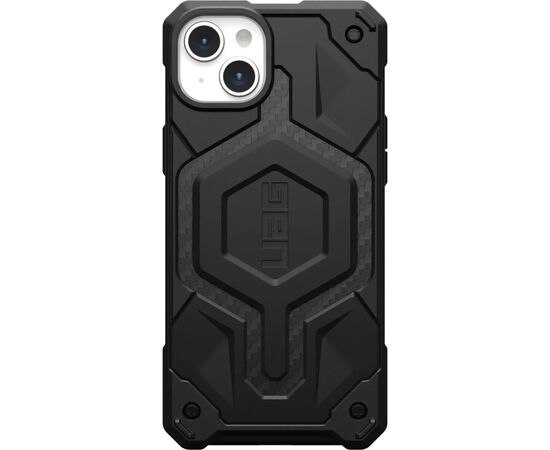 Чехол для мобильного телефона UAG Apple iPhone 15 Plus Monarch Pro Magsafe, Carbon Fiber (114220114242)