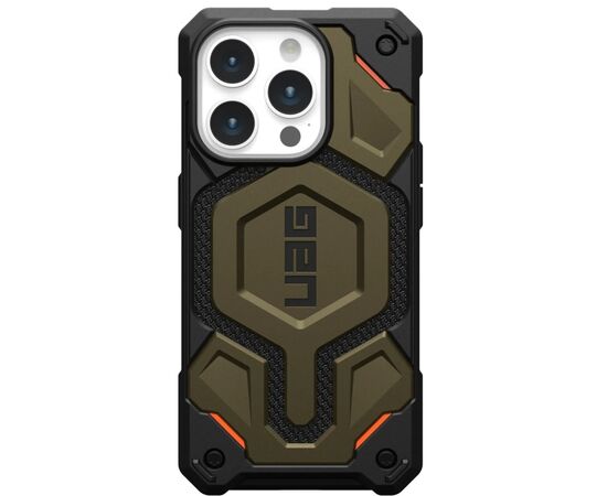 Чехол для мобильного телефона UAG Apple iPhone 15 Pro Monarch Pro Magsafe, Kevlar Elemental Green (11422111397B)