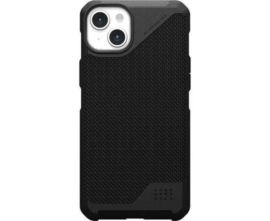 Чехол для мобильного телефона UAG Apple iPhone 15 Plus Metropolis LT Magsafe, Kevlar Black (114308113940)