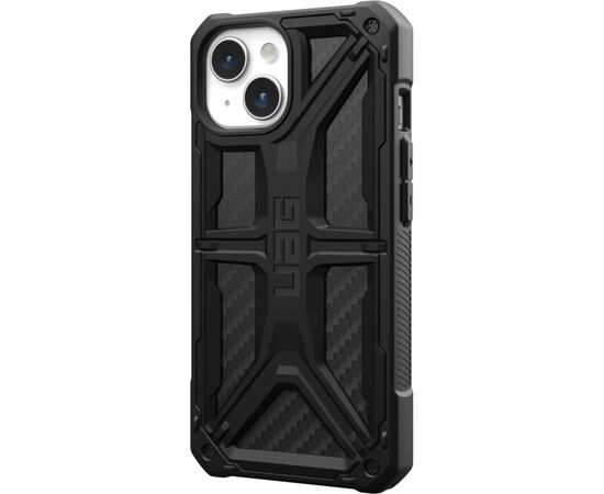 Чохол до мобільного телефона UAG Apple iPhone 15 Plus Monarch, Carbon Fiber (114309114242), зображення 2 Чохол до мобільного телефона UAG Apple iPhone 15 Plus Monarch, Carbon Fiber (114309114242), зображення 2
