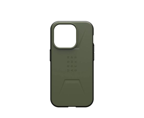Чехол для мобильного телефона UAG Apple iPhone 15 Pro Civilian Magsafe, Olive Drab (114275117272), изображение 9 Чехол для мобильного телефона UAG Apple iPhone 15 Pro Civilian Magsafe, Olive Drab (114275117272), изображение 9