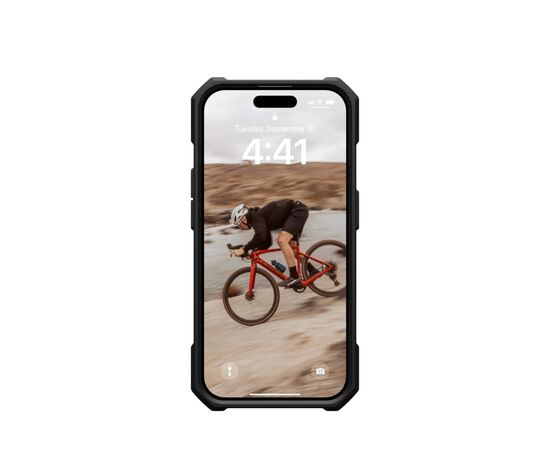 Чехол для мобильного телефона UAG Apple iPhone 15 Pro Essential Armor Magsafe, Black (114276114040), изображение 5 Чехол для мобильного телефона UAG Apple iPhone 15 Pro Essential Armor Magsafe, Black (114276114040), изображение 5