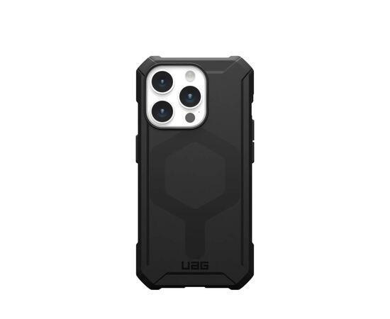 Чехол для мобильного телефона UAG Apple iPhone 15 Pro Essential Armor Magsafe, Black (114276114040)