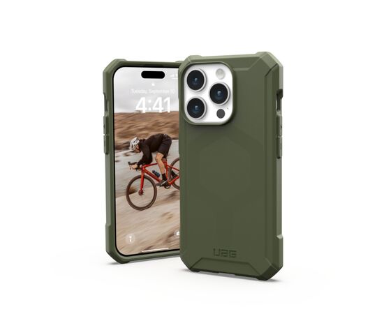 Чехол для мобильного телефона UAG Apple iPhone 15 Pro Essential Armor Magsafe, Olive Drab (114276117272), изображение 2