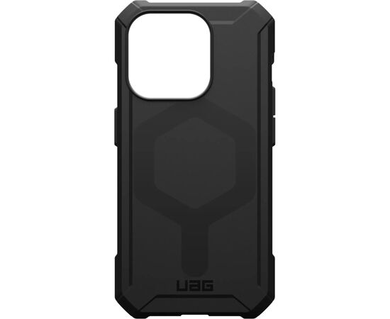 Чехол для мобильного телефона UAG Apple iPhone 15 Pro Max Essential Armor Magsafe, Black (114296114040), изображение 6 Чехол для мобильного телефона UAG Apple iPhone 15 Pro Max Essential Armor Magsafe, Black (114296114040), изображение 6