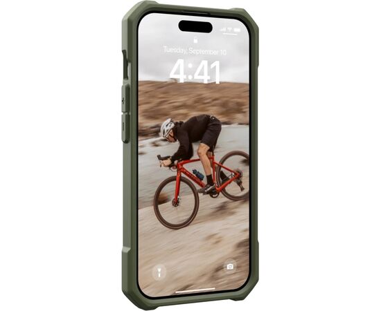 Чехол для мобильного телефона UAG Apple iPhone 15 Pro Max Essential Armor Magsafe, Olive Drab (114296117272), изображение 7