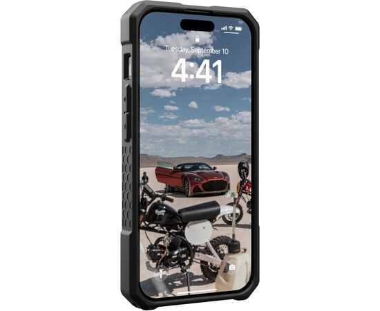 Чохол до мобільного телефона UAG Apple iPhone 15 Pro Max Monarch Pro Magsafe, Carbon Fiber (114222114242), зображення 7 Чохол до мобільного телефона UAG Apple iPhone 15 Pro Max Monarch Pro Magsafe, Carbon Fiber (114222114242), зображення 7