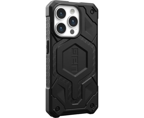 Чохол до мобільного телефона UAG Apple iPhone 15 Pro Monarch Pro Magsafe, Carbon Fiber (114221114242), зображення 4 Чохол до мобільного телефона UAG Apple iPhone 15 Pro Monarch Pro Magsafe, Carbon Fiber (114221114242), зображення 4