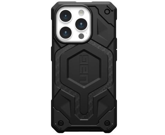 Чехол для мобильного телефона UAG Apple iPhone 15 Pro Monarch Pro Magsafe, Carbon Fiber (114221114242)