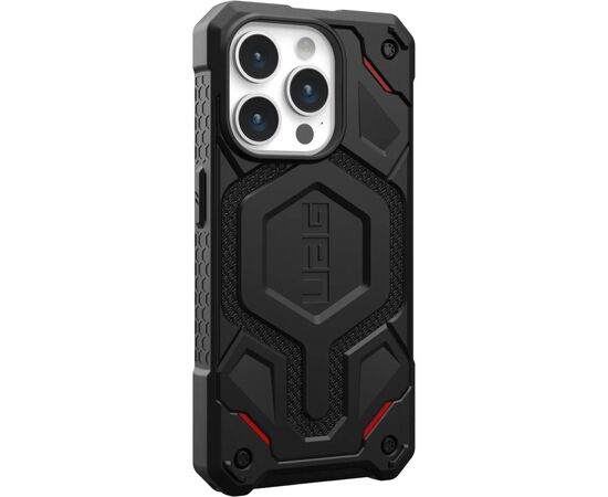 Чохол до мобільного телефона UAG Apple iPhone 15 Pro Monarch Pro Magsafe, Kevlar Black (114221113940), зображення 2 Чохол до мобільного телефона UAG Apple iPhone 15 Pro Monarch Pro Magsafe, Kevlar Black (114221113940), зображення 2