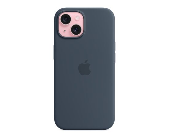 Чехол для мобильного телефона Apple iPhone 15 Silicone Case with MagSafe Storm Blue (MT0N3ZM/A), изображение 2