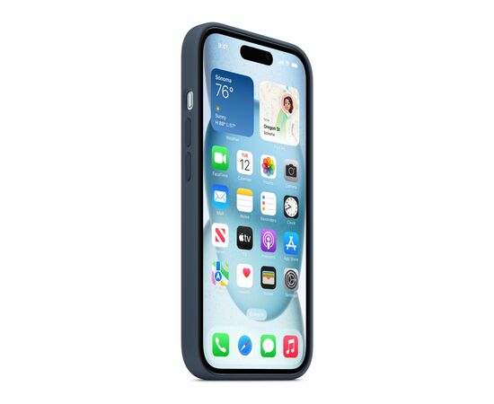 Чехол для мобильного телефона Apple iPhone 15 Silicone Case with MagSafe Storm Blue (MT0N3ZM/A), изображение 7