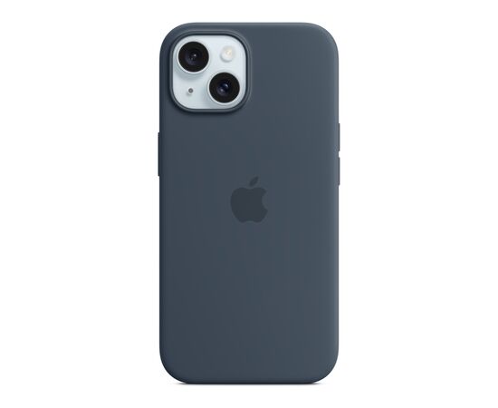 Чехол для мобильного телефона Apple iPhone 15 Silicone Case with MagSafe Storm Blue (MT0N3ZM/A)