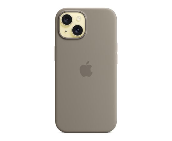 Чехол для мобильного телефона Apple iPhone 15 Silicone Case with MagSafe Clay (MT0Q3ZM/A), изображение 3 Чехол для мобильного телефона Apple iPhone 15 Silicone Case with MagSafe Clay (MT0Q3ZM/A), изображение 3