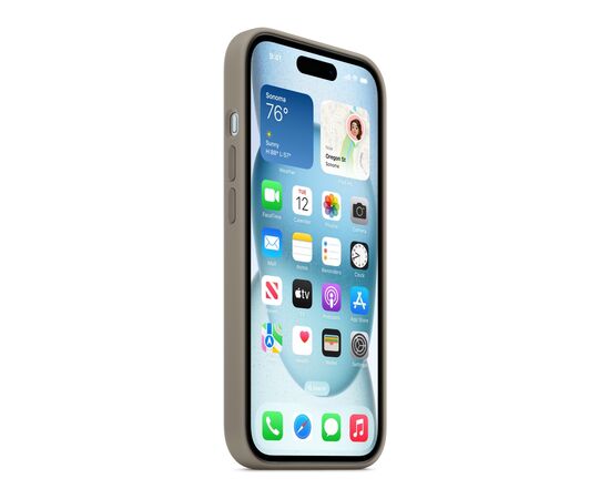 Чехол для мобильного телефона Apple iPhone 15 Silicone Case with MagSafe Clay (MT0Q3ZM/A), изображение 7 Чехол для мобильного телефона Apple iPhone 15 Silicone Case with MagSafe Clay (MT0Q3ZM/A), изображение 7