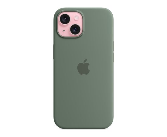 Чехол для мобильного телефона Apple iPhone 15 Silicone Case with MagSafe Cypress (MT0X3ZM/A), изображение 2 Чехол для мобильного телефона Apple iPhone 15 Silicone Case with MagSafe Cypress (MT0X3ZM/A), изображение 2
