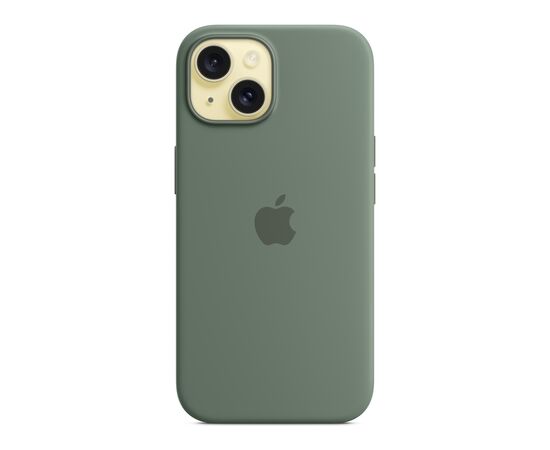 Чехол для мобильного телефона Apple iPhone 15 Silicone Case with MagSafe Cypress (MT0X3ZM/A), изображение 3 Чехол для мобильного телефона Apple iPhone 15 Silicone Case with MagSafe Cypress (MT0X3ZM/A), изображение 3