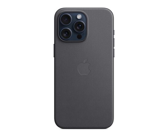 Чехол для мобильного телефона Apple iPhone 15 Pro Max FineWoven Case with MagSafe Black (MT4V3ZM/A), изображение 2 Чехол для мобильного телефона Apple iPhone 15 Pro Max FineWoven Case with MagSafe Black (MT4V3ZM/A), изображение 2
