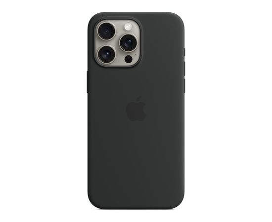 Чехол для мобильного телефона Apple iPhone 15 Pro Max Silicone Case with MagSafe Black (MT1M3ZM/A)