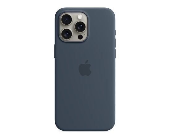 Чехол для мобильного телефона Apple iPhone 15 Pro Max Silicone Case with MagSafe Storm Blue (MT1P3ZM/A)