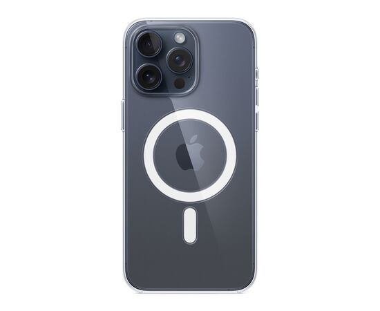 Чехол для мобильного телефона Apple iPhone 15 Pro Max Clear Case with MagSafe (MT233ZM/A), изображение 2 Чехол для мобильного телефона Apple iPhone 15 Pro Max Clear Case with MagSafe (MT233ZM/A), изображение 2