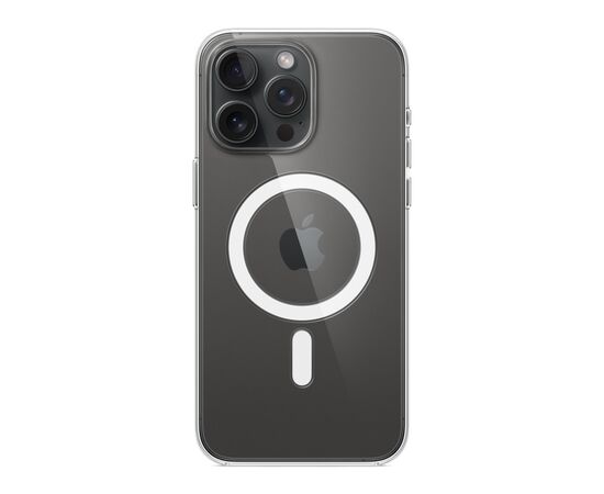 Чехол для мобильного телефона Apple iPhone 15 Pro Max Clear Case with MagSafe (MT233ZM/A), изображение 4 Чехол для мобильного телефона Apple iPhone 15 Pro Max Clear Case with MagSafe (MT233ZM/A), изображение 4