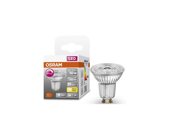 Лампочка Osram LED PAR16 DIM 50 36 4,5W/927 230V GU10 (4058075797888), изображение 3 Лампочка Osram LED PAR16 DIM 50 36 4,5W/927 230V GU10 (4058075797888), изображение 3