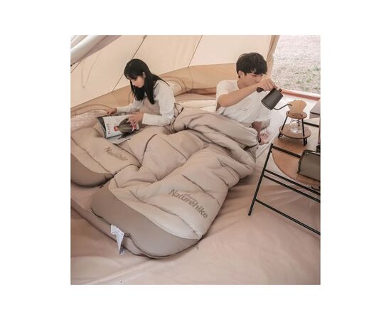 Спальный мешок Naturehike з капюшоном B400 NH21MSD11 Green (6927595788332), изображение 6 Спальный мешок Naturehike з капюшоном B400 NH21MSD11 Green (6927595788332), изображение 6