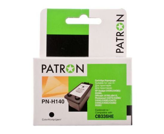 Картридж Patron HP №140 BLACK /CB336HE (PN-H140), изображение 2