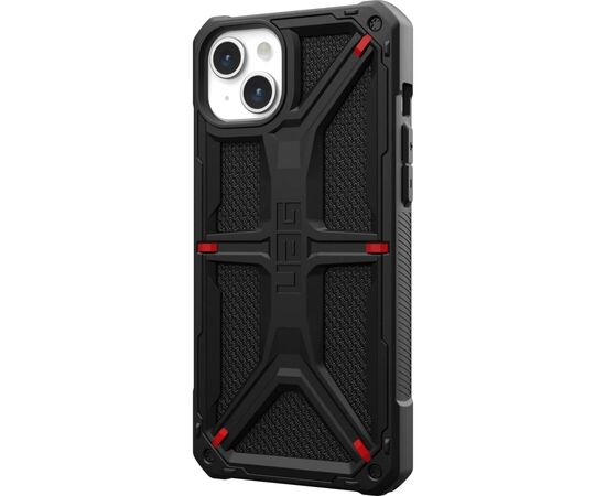 Чохол до мобільного телефона UAG Apple iPhone 15 Plus Monarch, Kevlar Black (114309113940), зображення 3 Чохол до мобільного телефона UAG Apple iPhone 15 Plus Monarch, Kevlar Black (114309113940), зображення 3