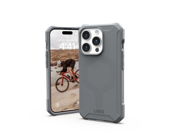 Чехол для мобильного телефона UAG Apple iPhone 15 Pro Essential Armor Magsafe, Silver (114276113333), изображение 2