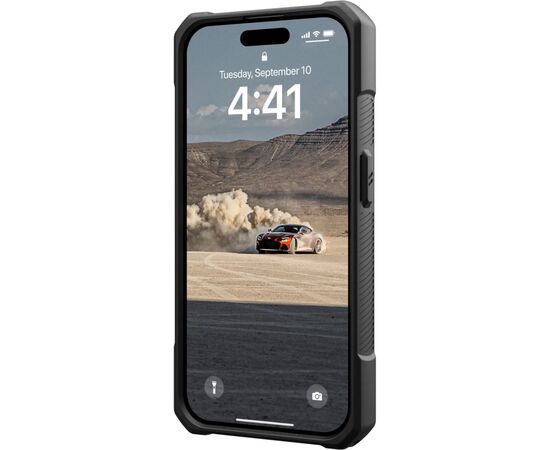 Чохол до мобільного телефона UAG Apple iPhone 15 Pro Monarch, Kevlar Black (114278113940), зображення 6 Чохол до мобільного телефона UAG Apple iPhone 15 Pro Monarch, Kevlar Black (114278113940), зображення 6
