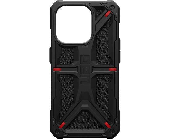Чохол до мобільного телефона UAG Apple iPhone 15 Pro Monarch, Kevlar Black (114278113940), зображення 7 Чохол до мобільного телефона UAG Apple iPhone 15 Pro Monarch, Kevlar Black (114278113940), зображення 7
