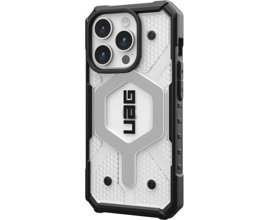 Чохол до мобільного телефона UAG Apple iPhone 15 Pro Pathfinder Magsafe, Ice (114281114343), зображення 3 Чохол до мобільного телефона UAG Apple iPhone 15 Pro Pathfinder Magsafe, Ice (114281114343), зображення 3